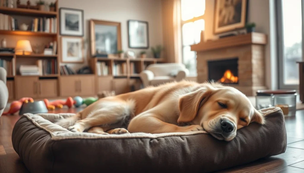 daily routine for a senior dog
