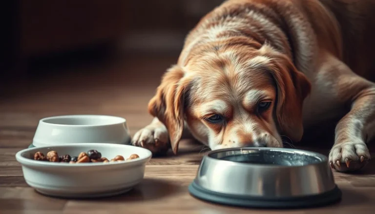 Senior dog won't eat but drinks water