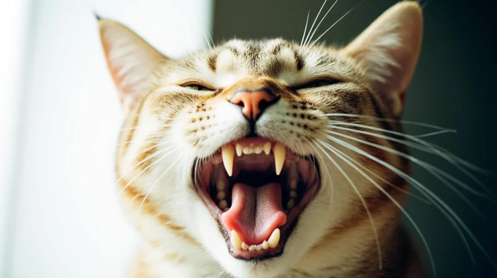 old cat meowing all the time